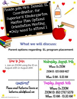 Kinder flyer